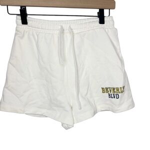 Zara Beverly Blvd White Shorts size small New with tags